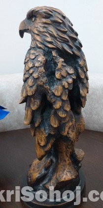 Wooden Eagle showpiece Large